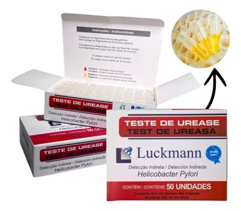 Teste de urease, Luckmann – caixa com 50 unidades - Imagem 2