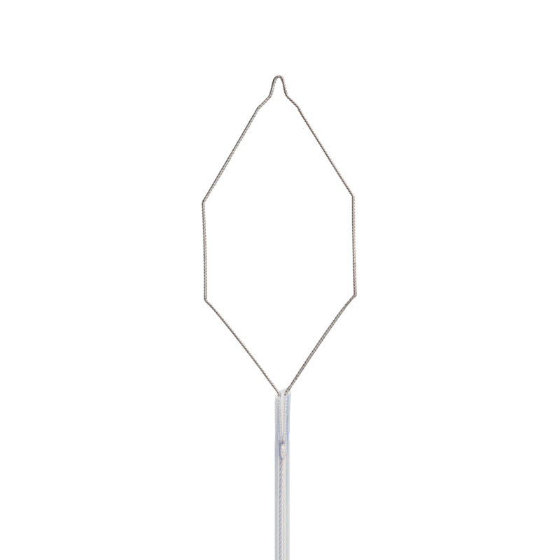 Alça de polipectomia, hexagonal, descartável, Medika, 2.3mm x 2300mm, abertura 50mm