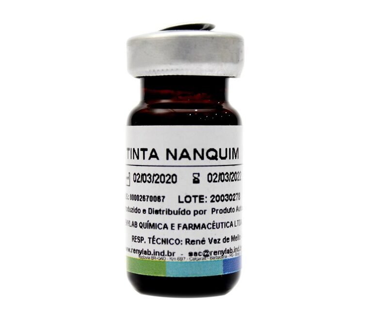Tinta Nanquim 12x6ml, Renylab