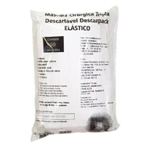 MASCARA CIRURGICA, TRIPLA, DESCARTAVEL, DESCARPACK, REG. ANVISA