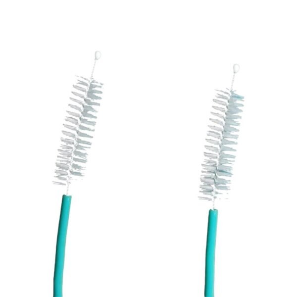ESCOVA DE LIMPEZA DE CANAL DE TRABALHO DE ENDOSCÓPIO, PONTA DUPLA, DESCARTÁVEL, JIUHONG, 6mm X 2300mm, JHY CB 06 230 C, ISENTO DE REGISTRO ANVISA
