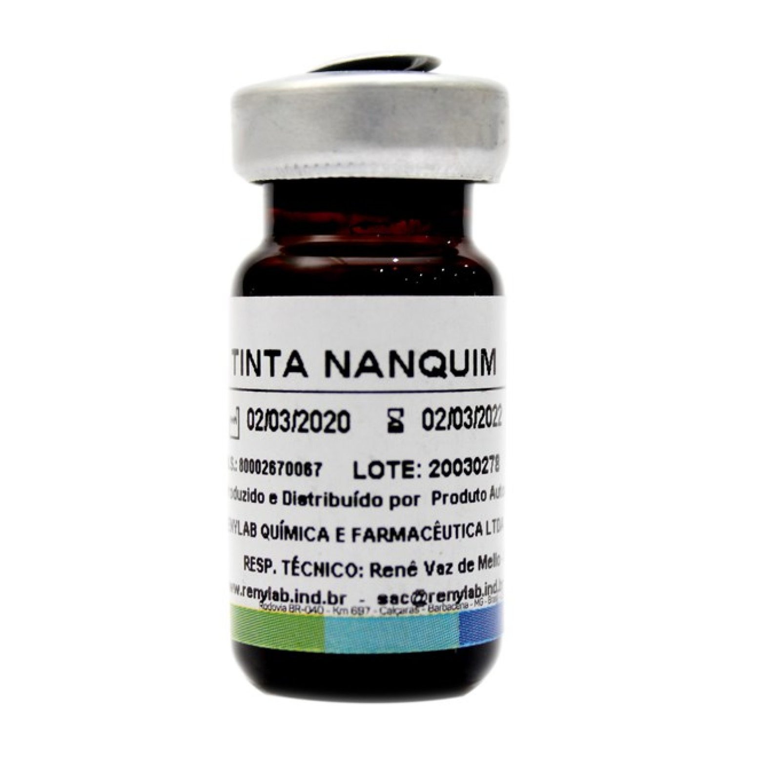 TINTA NANQUIM 12x6mL -  RENYLAB - REG. ANVISA 80002670067-272233777