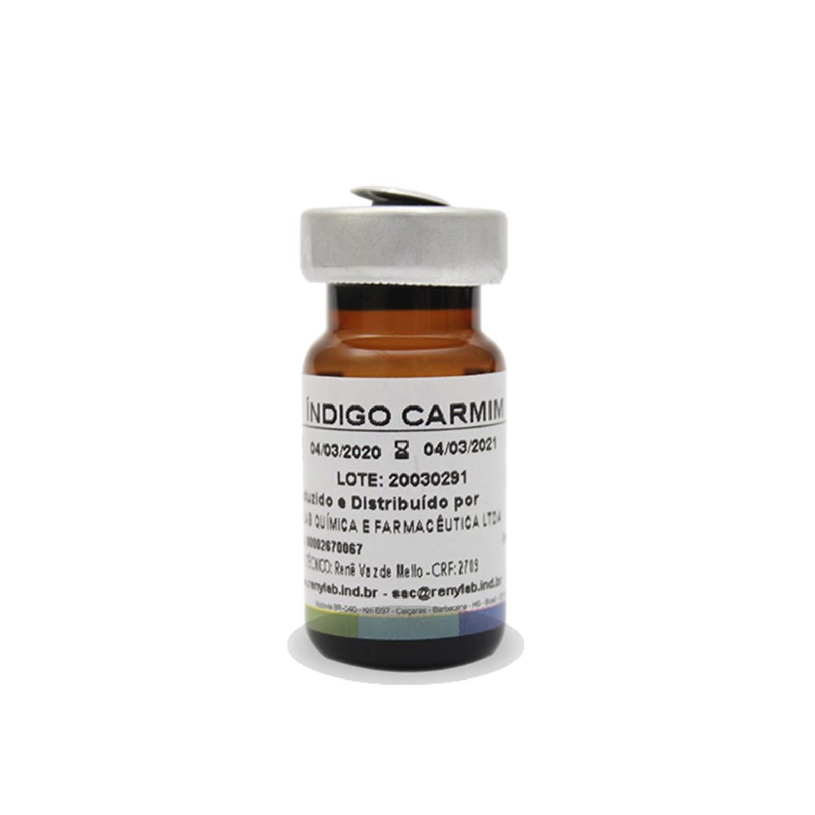 INDIGO CARMIN 12x6mL -RENYLAB - REG. ANVISA 80002670067-1507374366