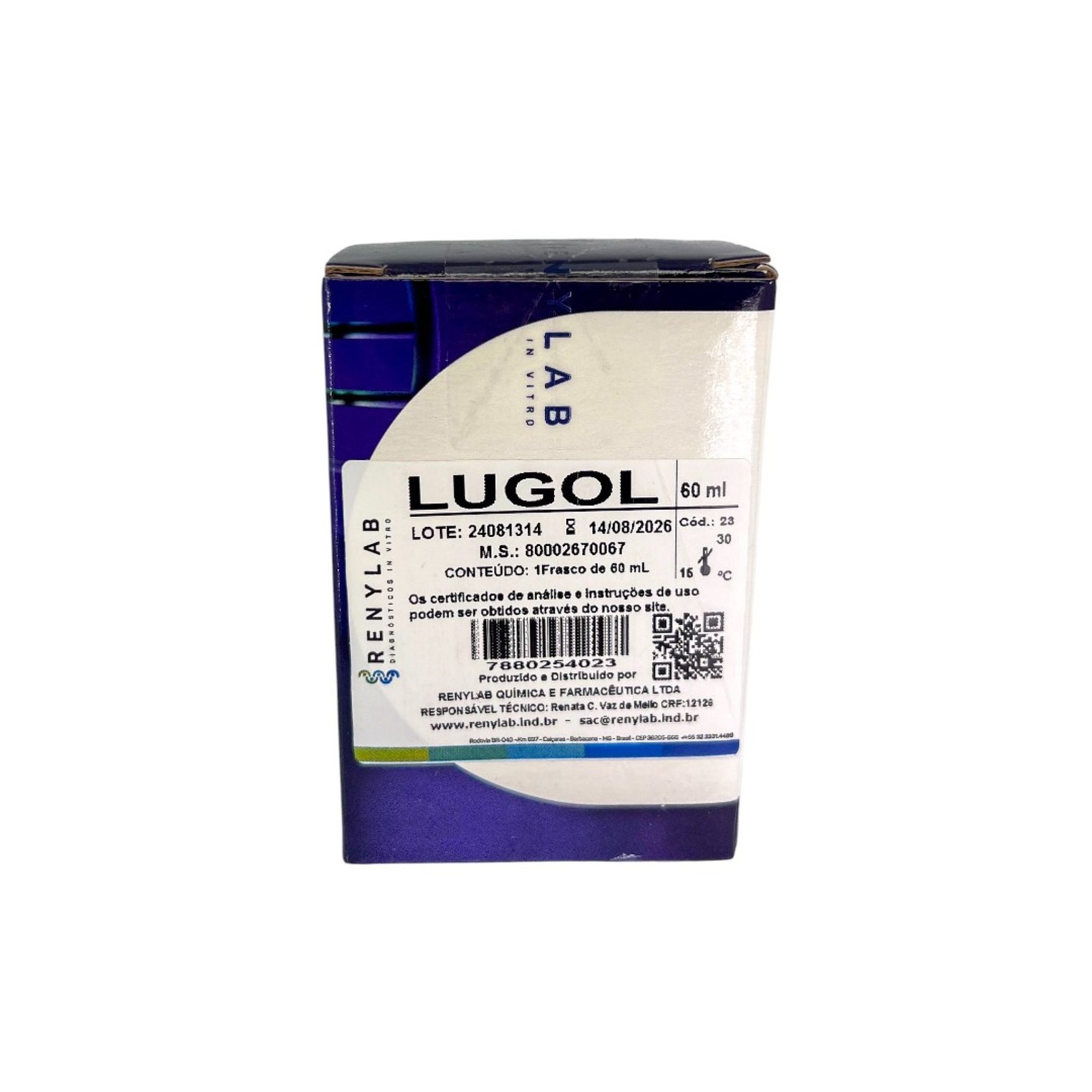 Caixa de Lugol 60ml