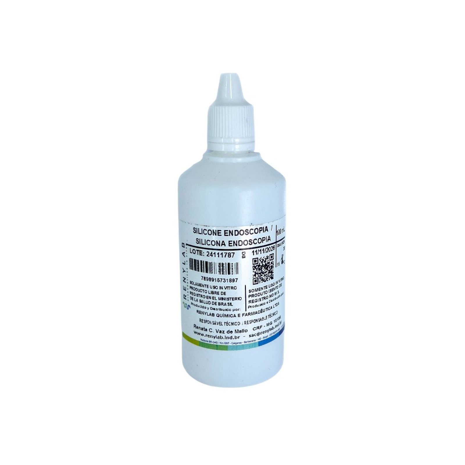 Silicone para endoscopia, 100ml, Renylab